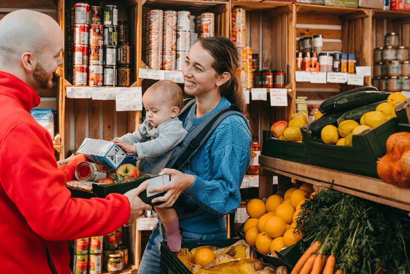Les mères célibataires sont parmi les plus touchées par la précarité alimentaire.