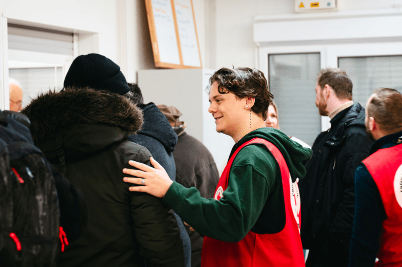 Un employé dans un centre ADA