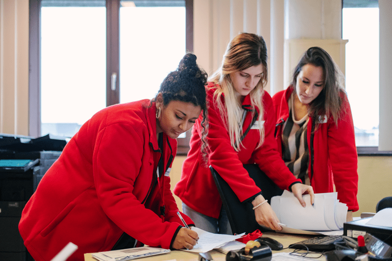 L'équipe d'une entité locale